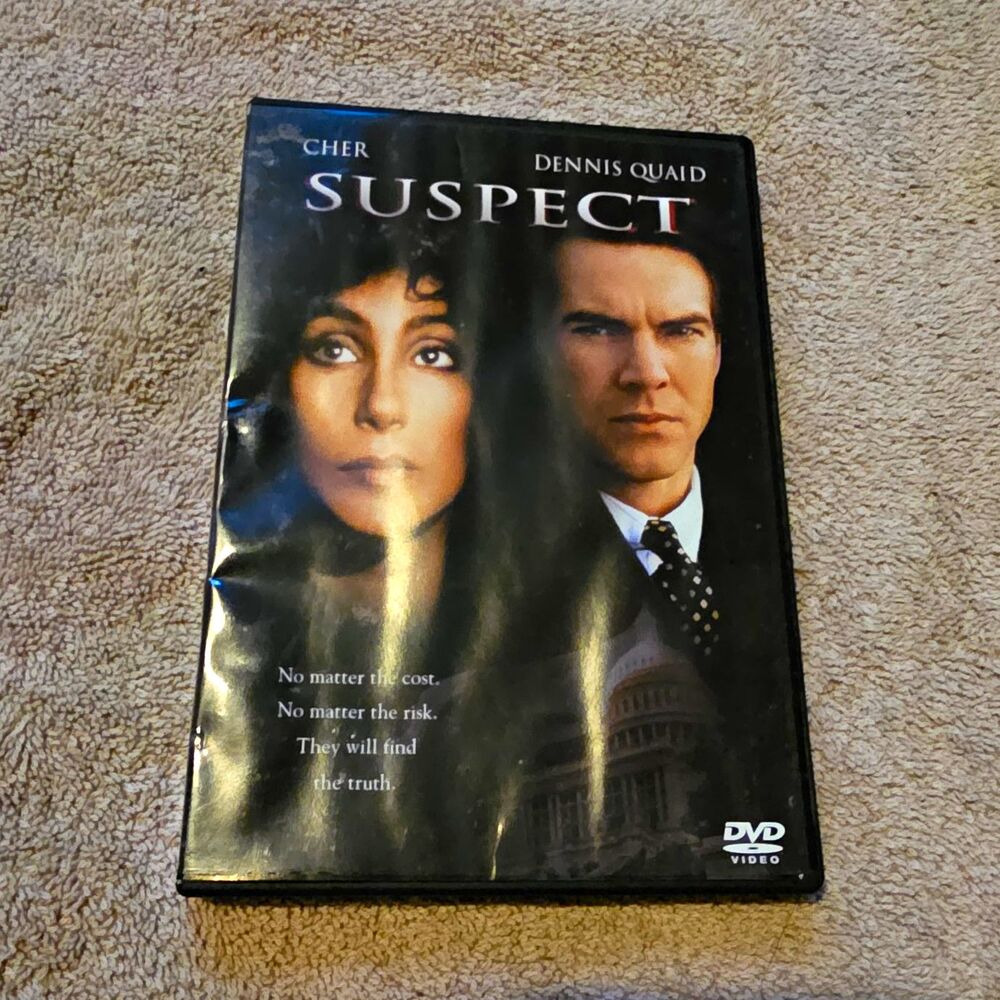 TriStar Suspect (DVD) Cher Dennis Quaid Peter Yates Thriller R 121m Subs